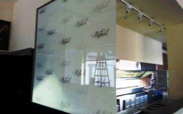 מחיצת זכוכית, הדפסה על זכוכית, זכוכית מודפסת