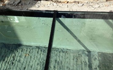 רצפת זכוכית, שקופה, ריצוף זכוכית